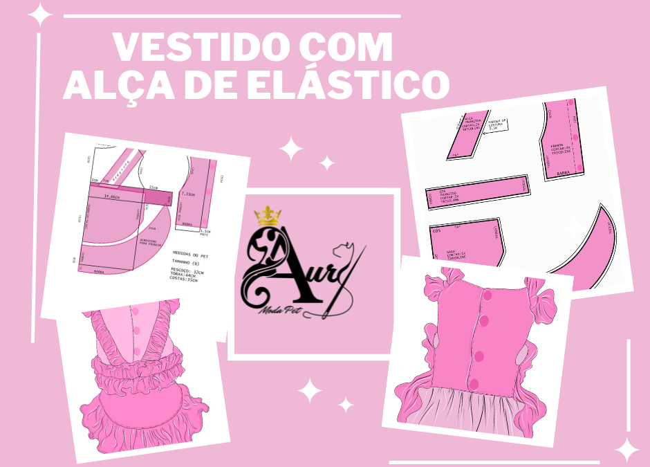 VESTIDO COM ALÇA DE ELÁSTICO