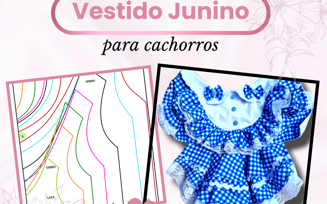 VESTIDO JUNINO PARA CACHORROS