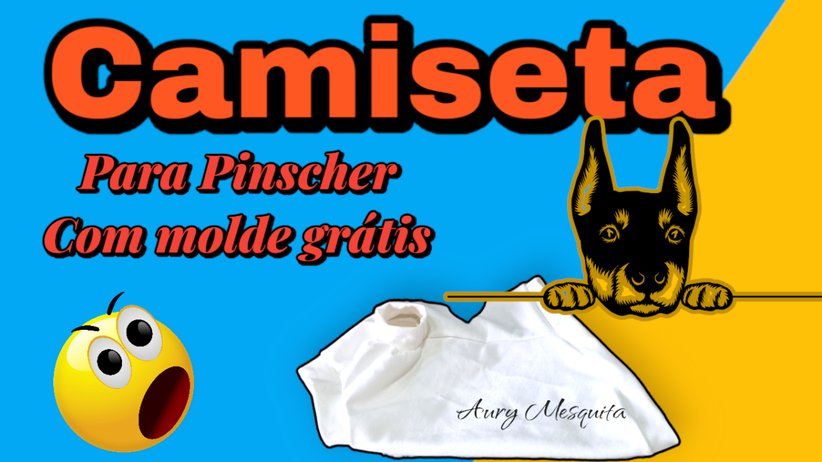 Como fazer camiseta para pinscher