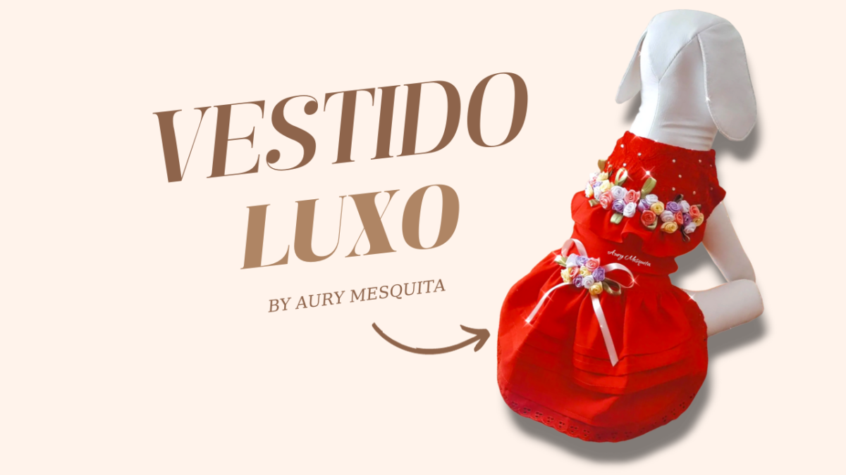 VESTIDO LUXO PARA PET