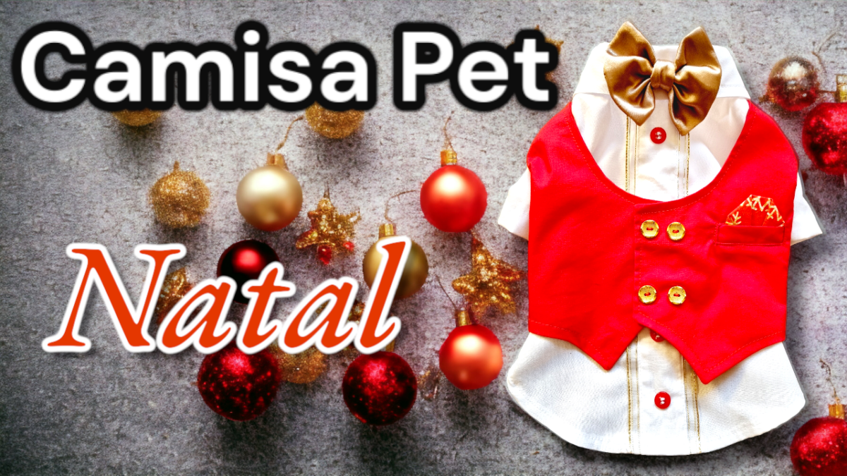 CAMISA DE NATAL PARA PET