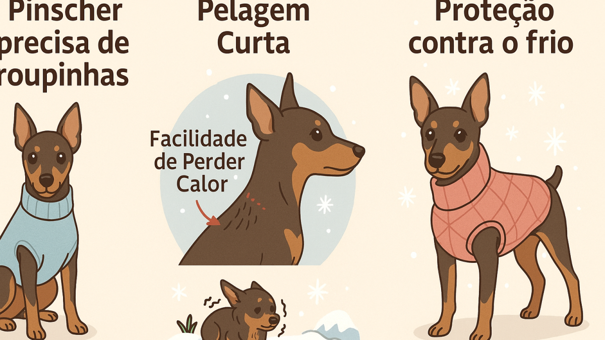 Por que Pinschers Precisam Usar Roupinhas nos Dias Frios?