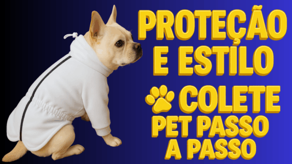 Como Fazer um Colete Acolchoado para Cachorro – Tutorial Passo a Passo Com a chegada dos dias frios, muitos tutores buscam alternativas para proteger seus pets do frio sem abrir mão do estilo. Pensando nisso, preparamos um tutorial completo para você aprender a confeccionar um colete acolchoado para cachorro. Além de aquecer, essa roupinha é perfeita para passeios ao ar livre, garantindo conforto e muito charme!