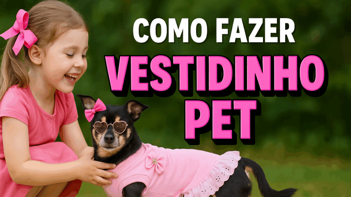 👗 Vestidinho Pet Fácil de Fazer – Com Molde Grátis para Costurar Junto!